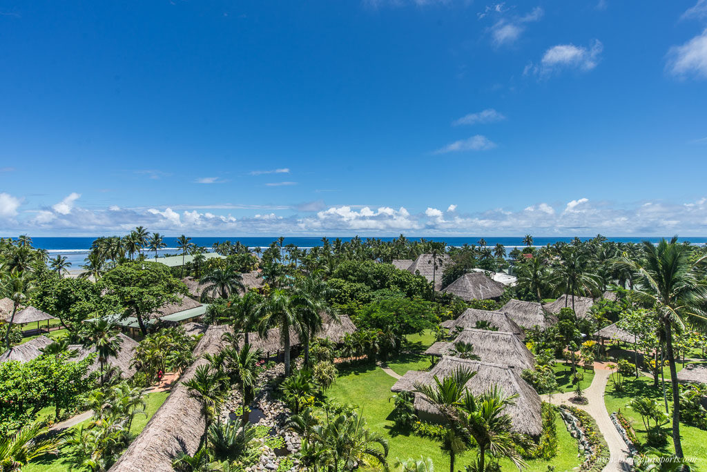 An overview of Outrigger Beach Resort, Viti Levu, Fiji