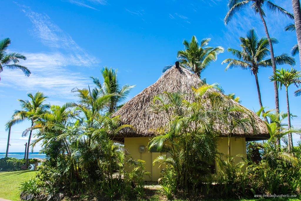 Our beach facing bure at Outrigger Fiji one week itinerary fiji island