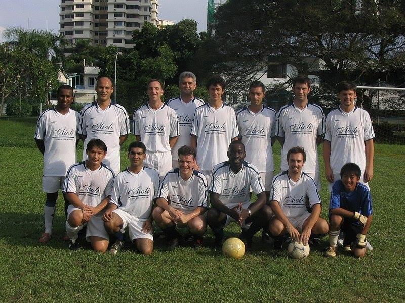 Vid's football club in Singapore :-)