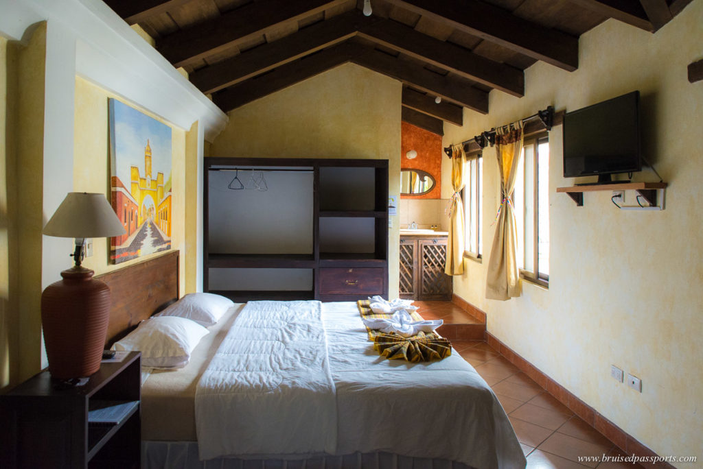 bedroom at Uxlabil Eco Hotel Antigua Guatemala