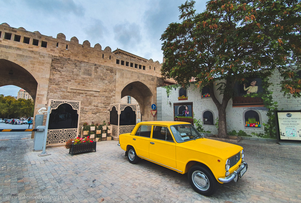 Lada russian car in Azerbaijan