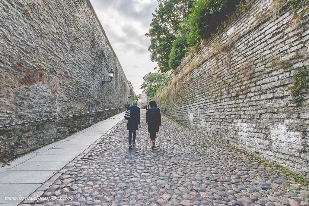 Walking around in Tallinn's Old Town