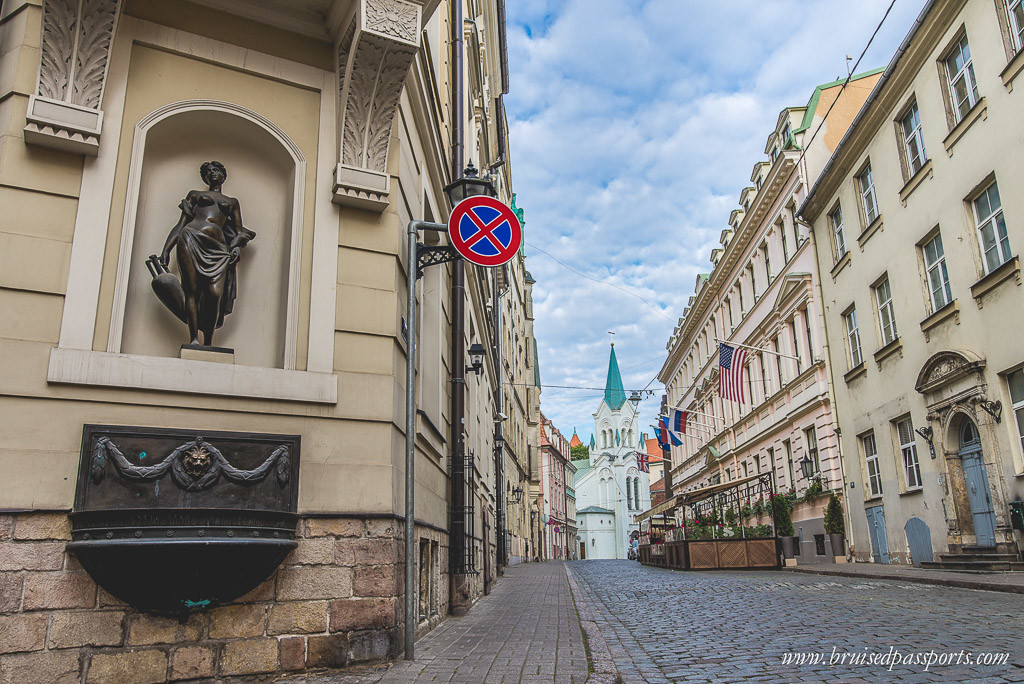 Baltics riga latvia streets