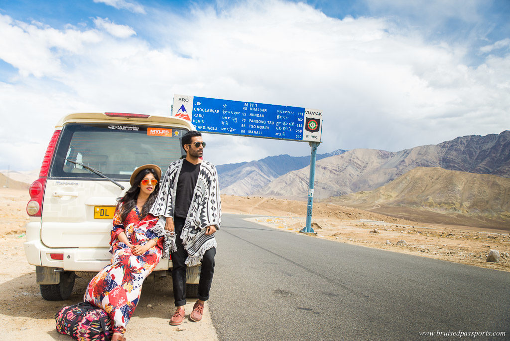 Couple on Ladakh Road Trip - one of the best road trips in the world