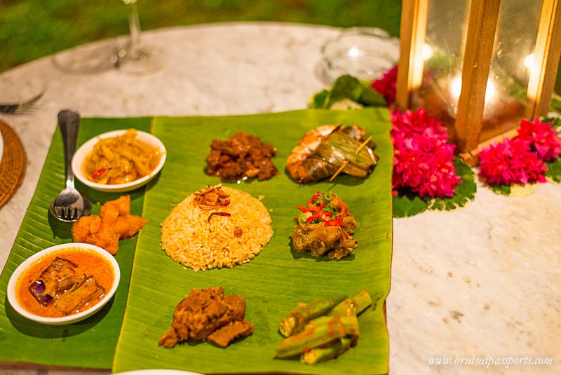 Nyonya Platter at Nam Restaurant Bon Ton Resorts