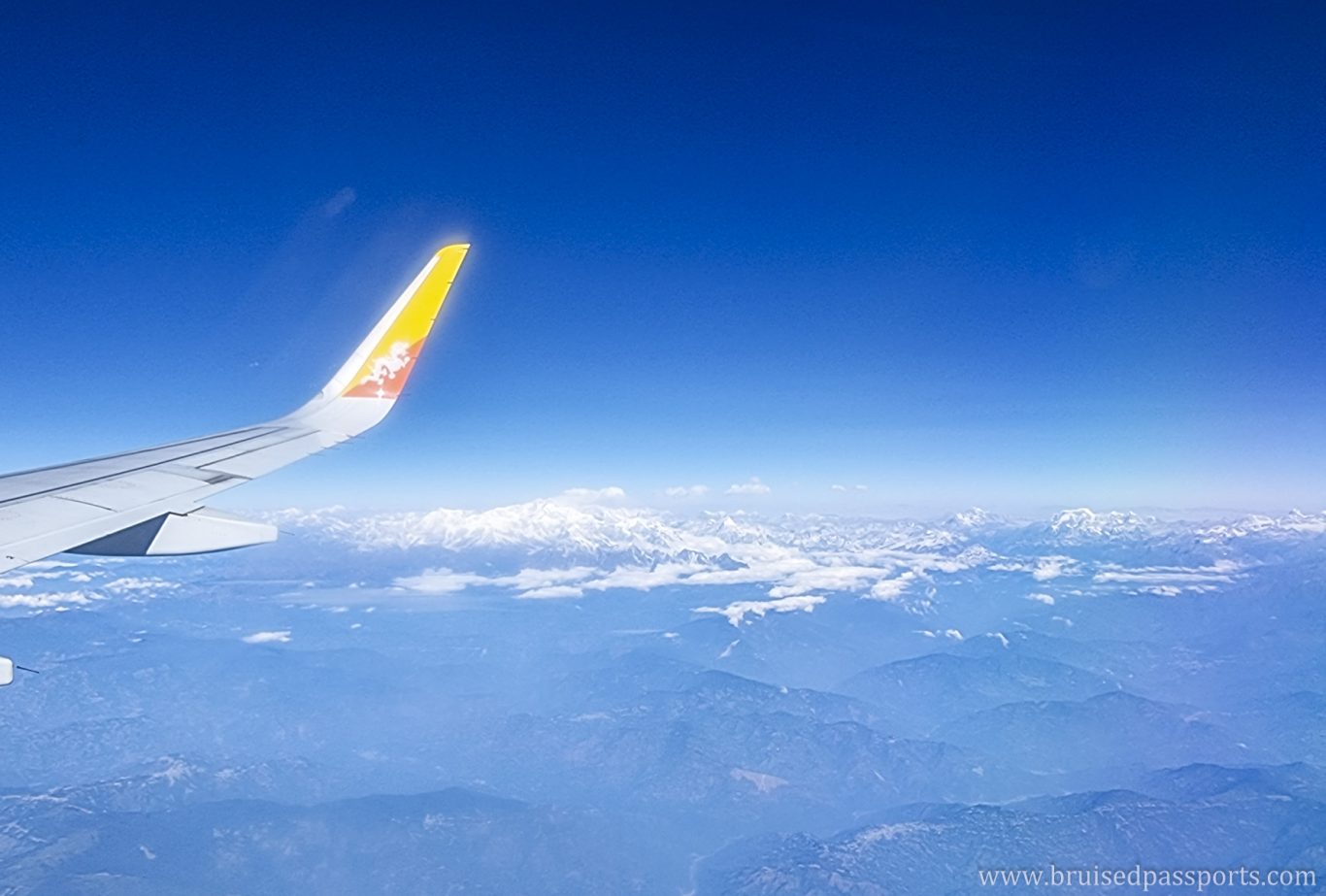 flight views delhi paro delhi druk air