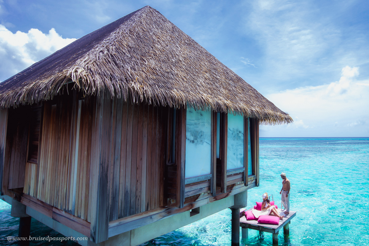 over water villas at club med kani maldives