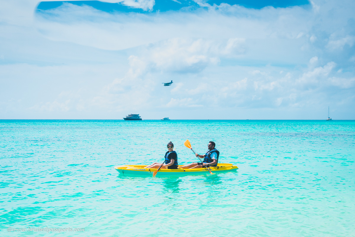 Kayaking at Club Med Kani Maldives