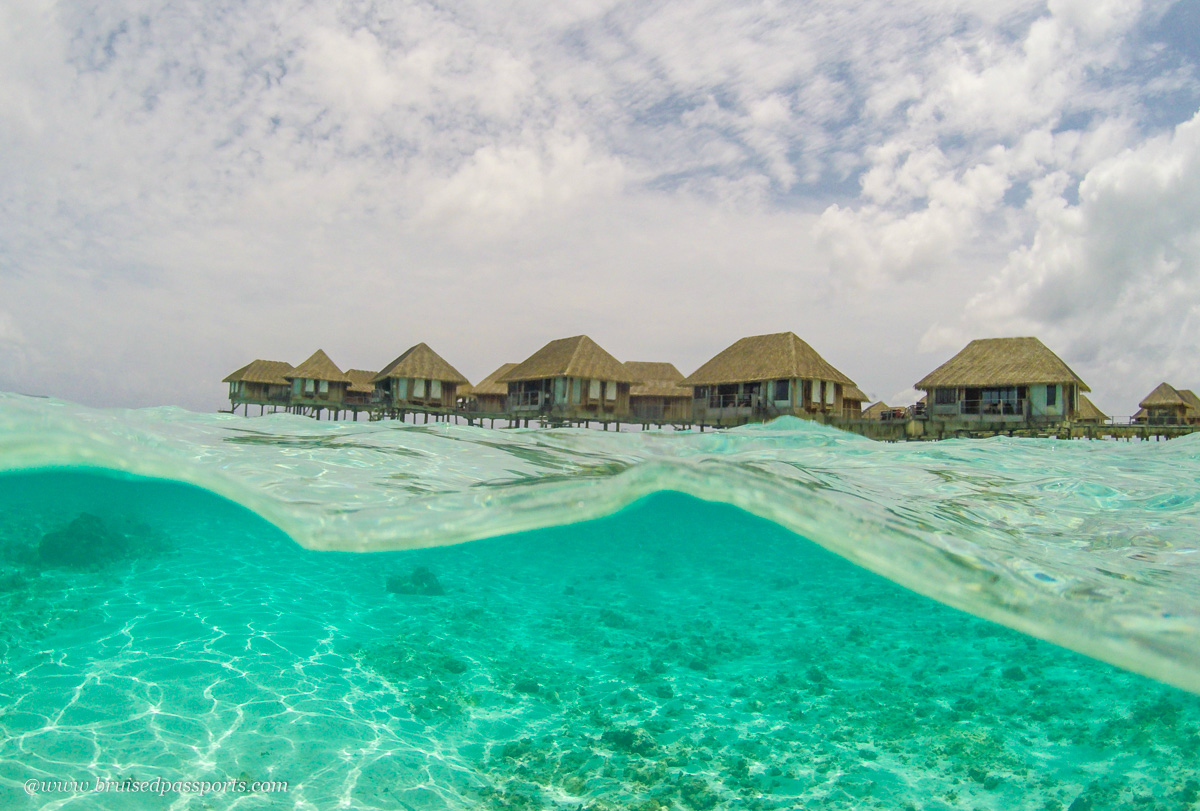 snorkelling at Club med Kani Maldives