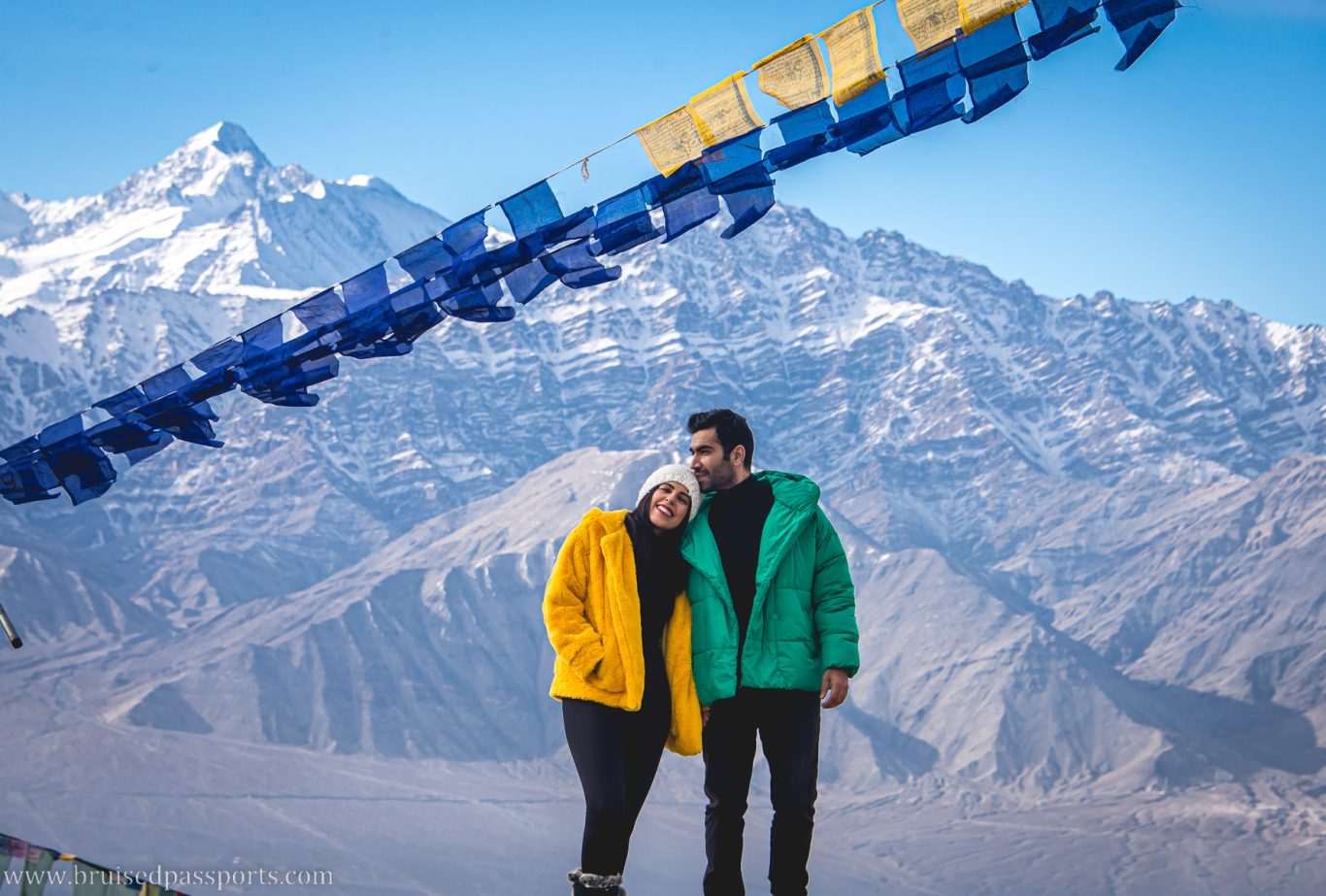 couple at namgyal tsemo leh