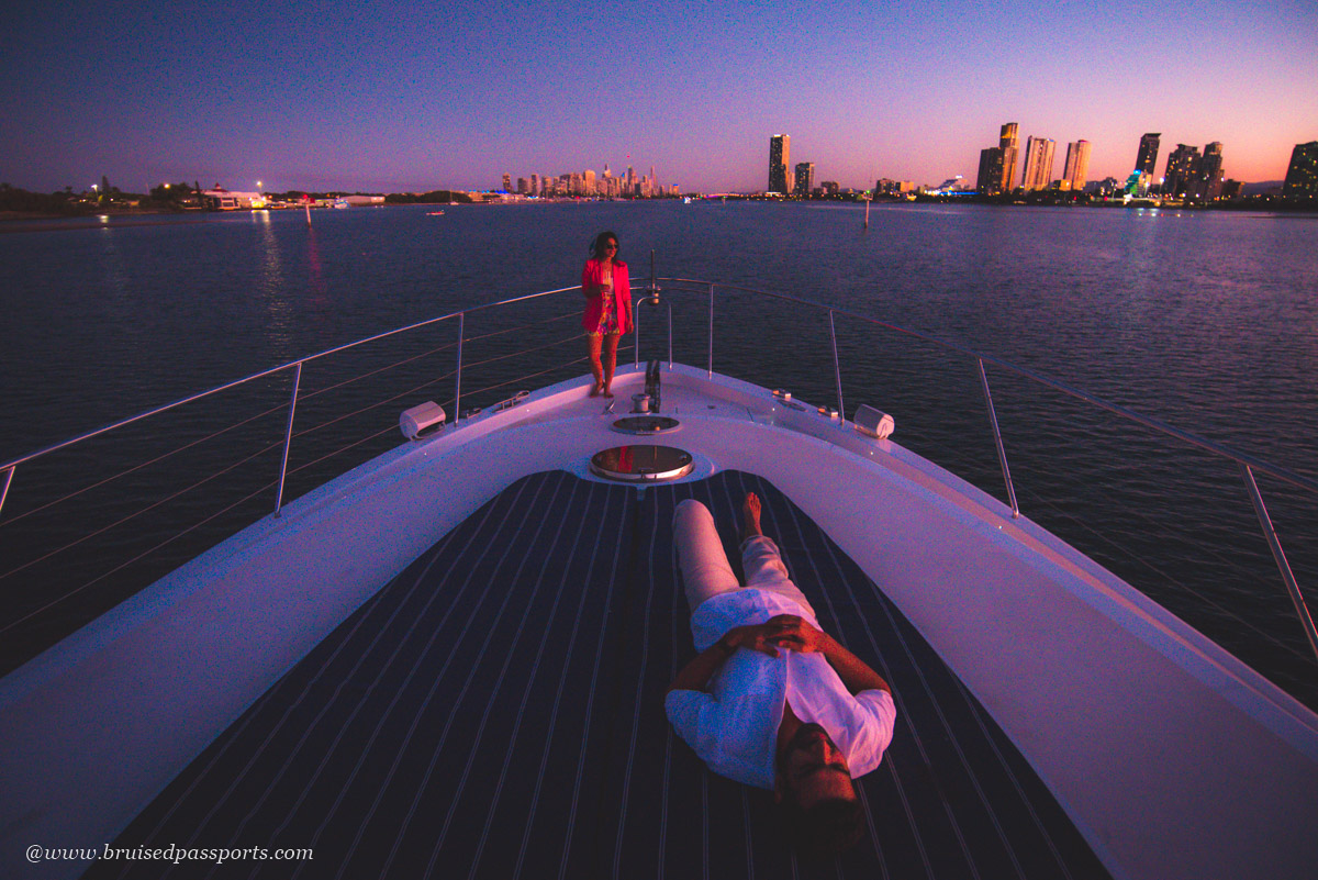 sunset yacht charter Gold Coast