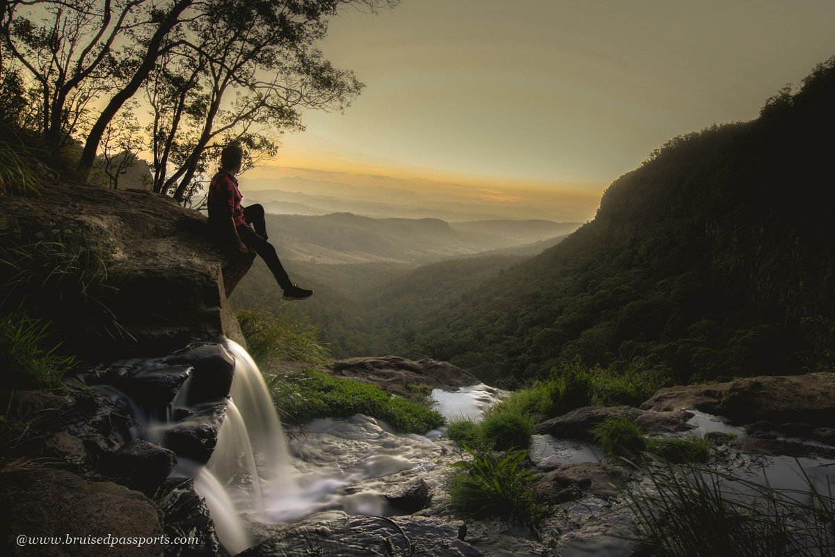 sunset views and hike from O'reilly's retreat in Lamington National Park