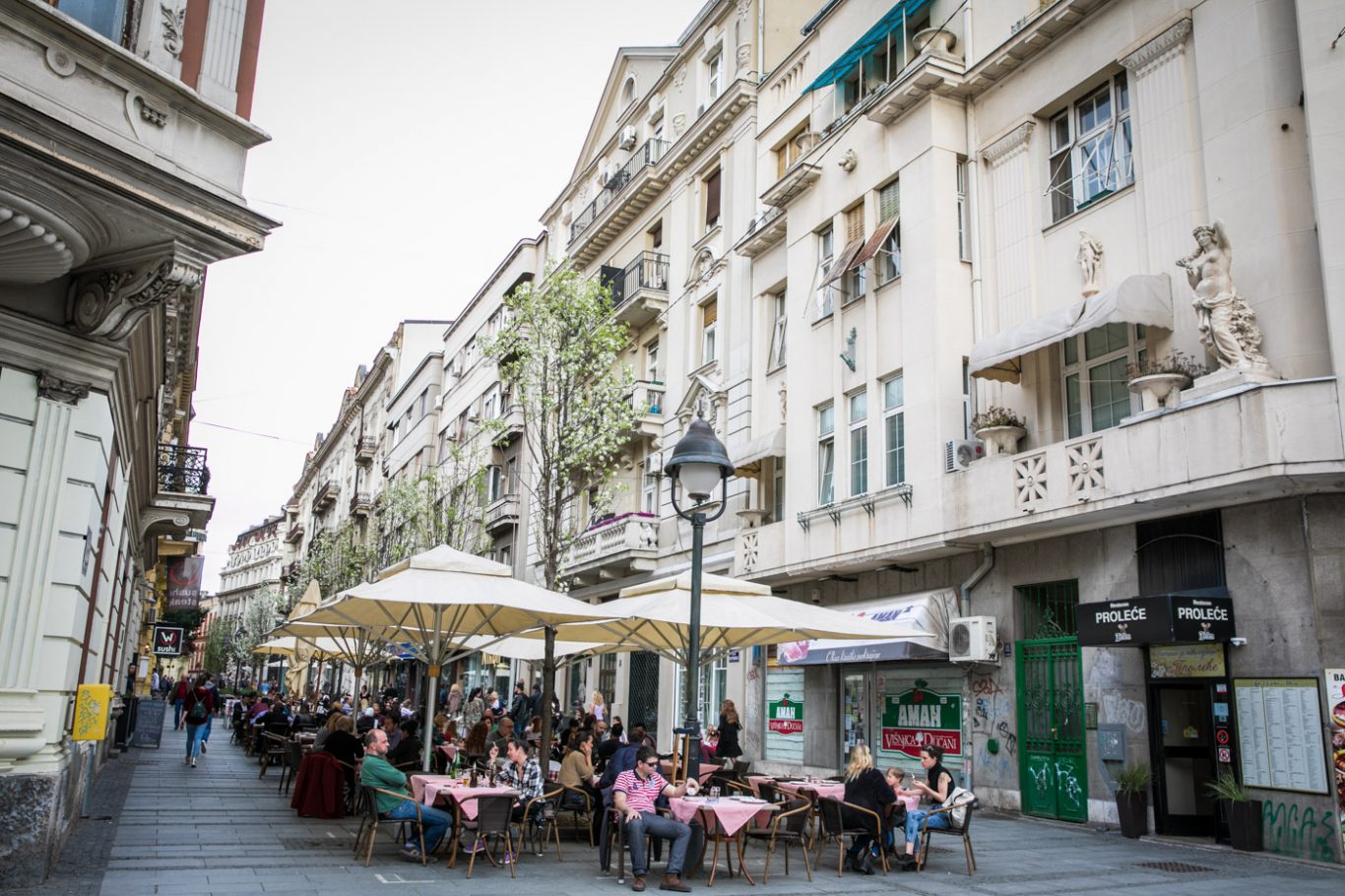 Knez Mihajlova street in Belgrade