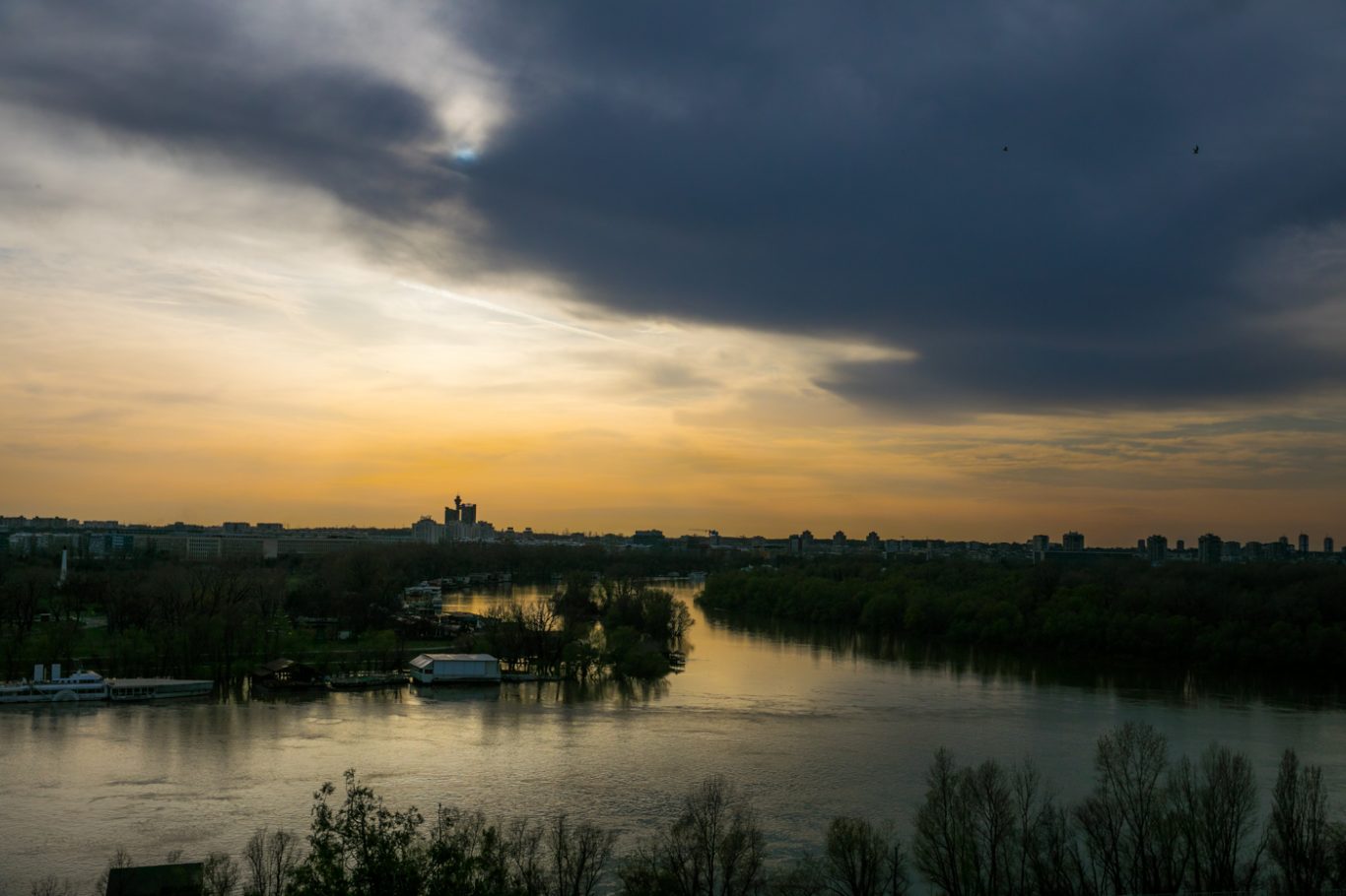 Sunset from Belgrade Fortress