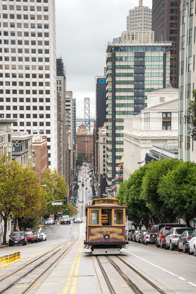 Tram in the city of San Francisco