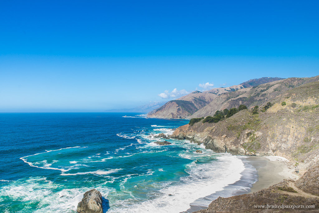 Coastal views on Pacific Coastal Highway