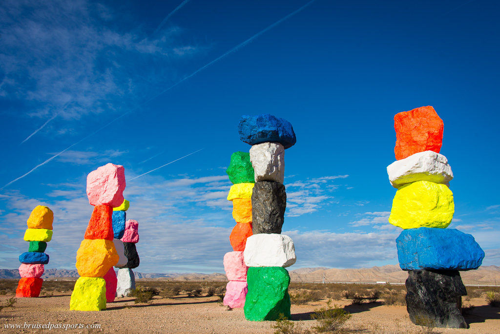 Seven Magic Mountains art installation Las Vegas