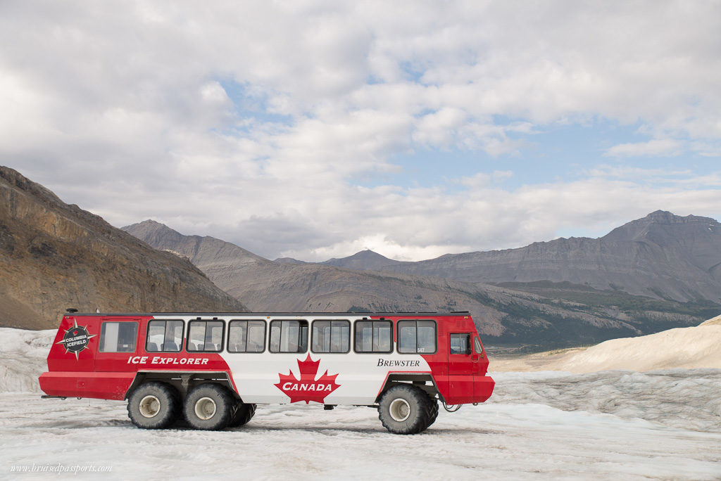 Crazy truck that can be driven on glacier! This was a first for us!