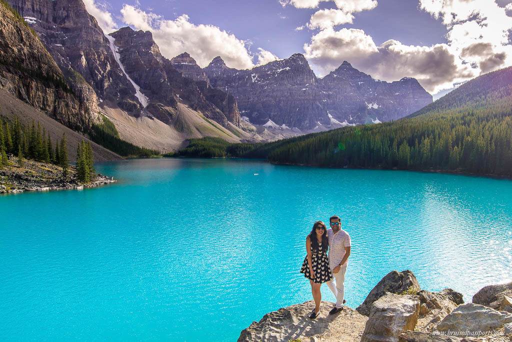 The two of us at Moraine Lake