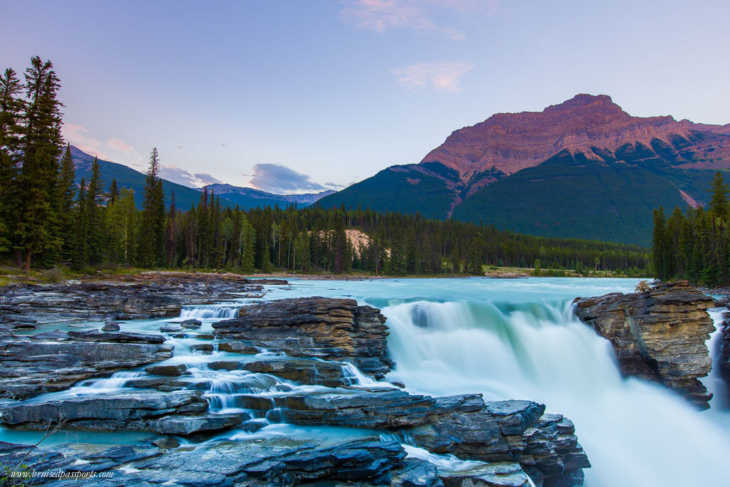 Athabasa falls Jasper National Park