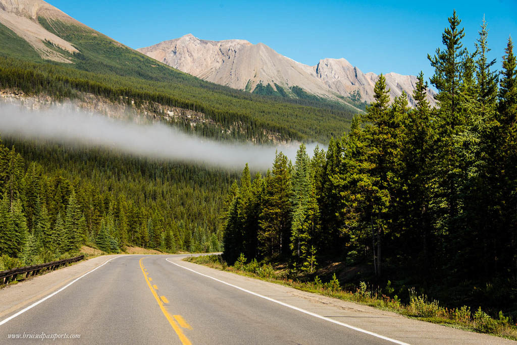 Icefields parkway Banff to Jasper