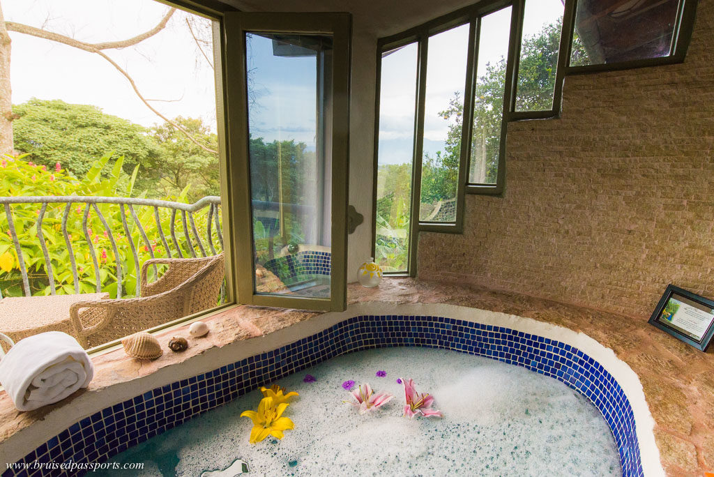 Bathtub at Finca Rosa Blanca San Jose Costa Rica