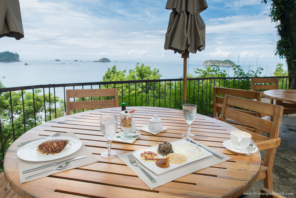 Breakfast view facing ocean at Arenas Del Mar Manuel Antonio National Park