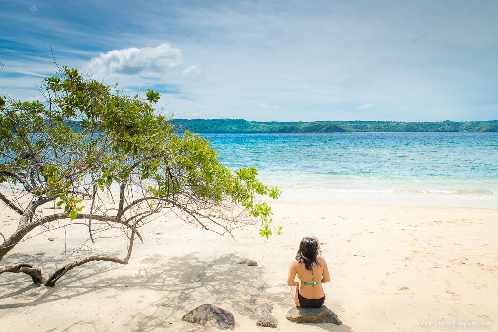 girl on beach Costa Rica