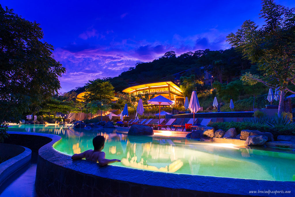 Andaz Papagayo Peninsula Costa Rica Infinity Pool Dusk