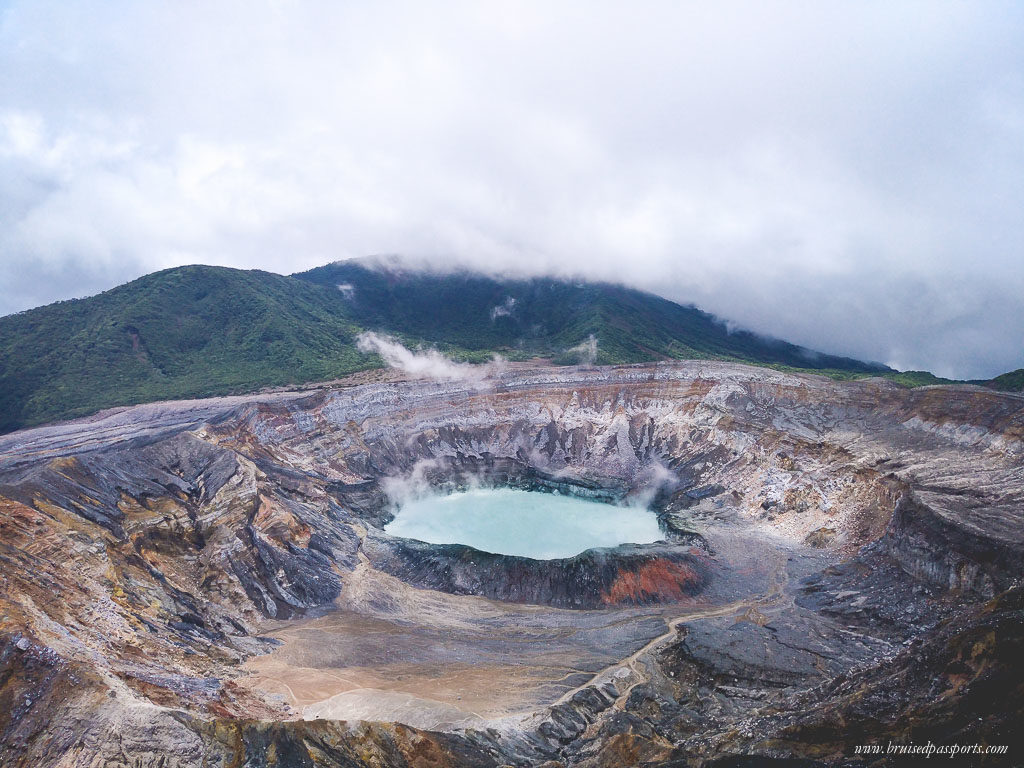 Poas Volcano Crater Lake Costa Rica