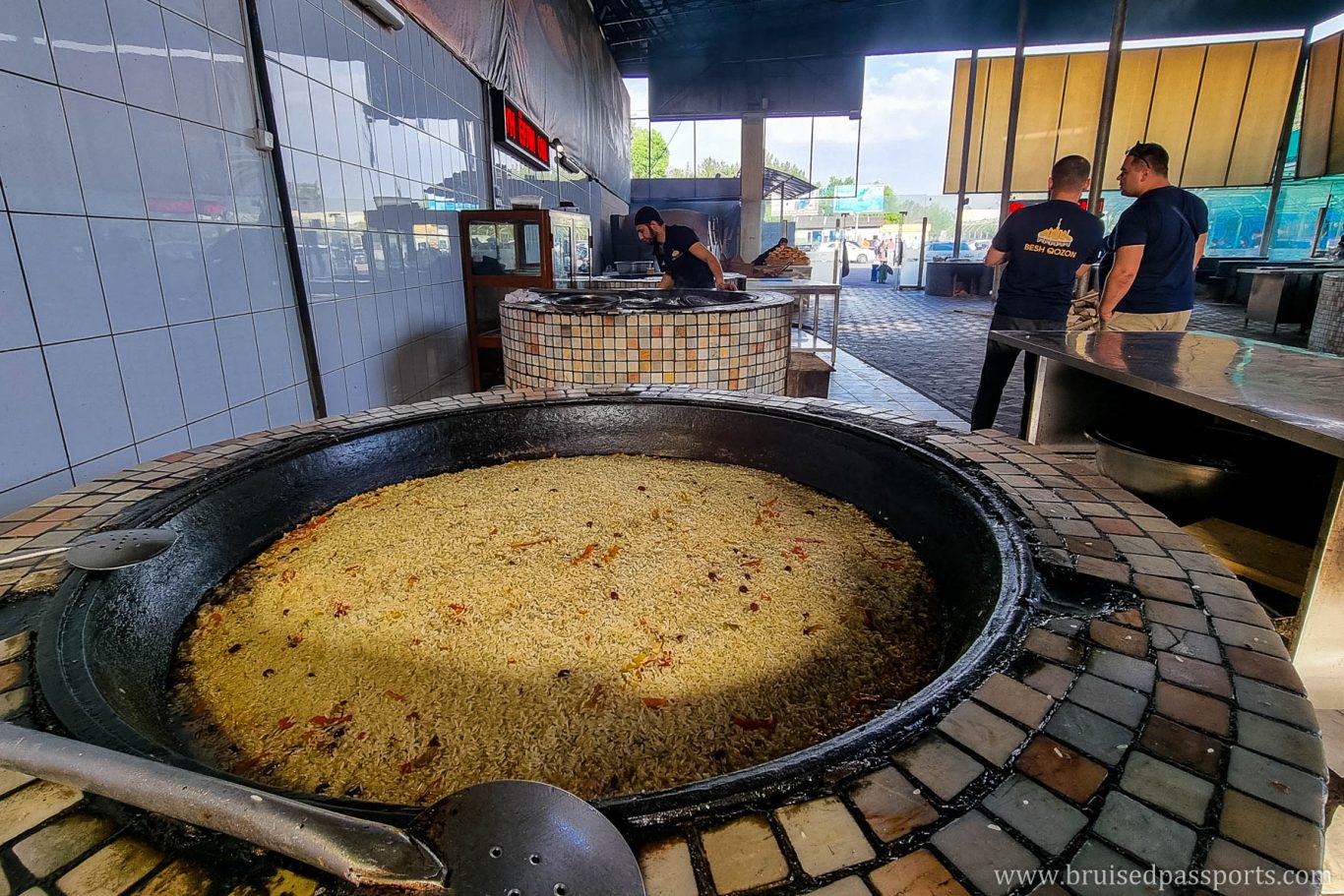 Plov at Beshqozon Tashkent