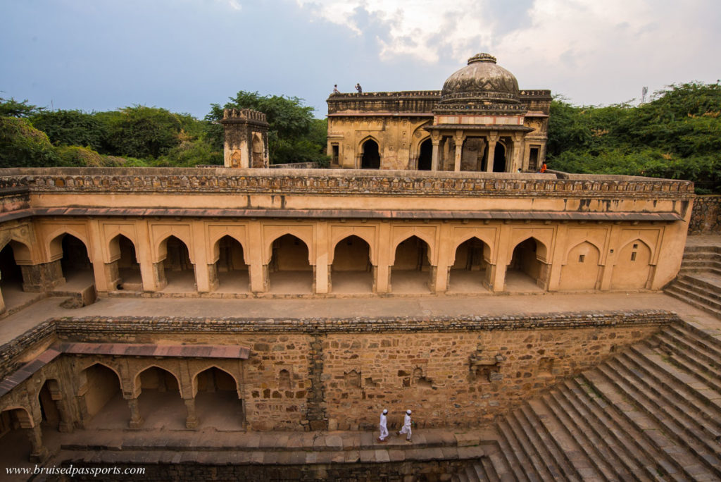 Rajon ki baoli stepwell in Mehrauli Delhi