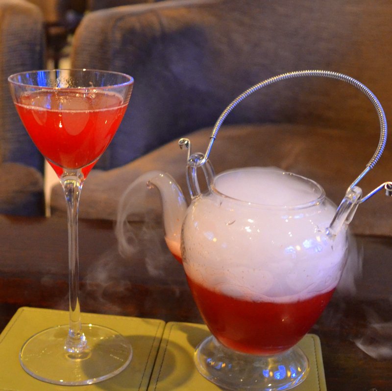 Magic cocktail at One Aldwych Hotel, London 