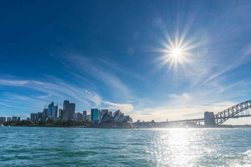 View from the Manly Ferry Sydney Autralia