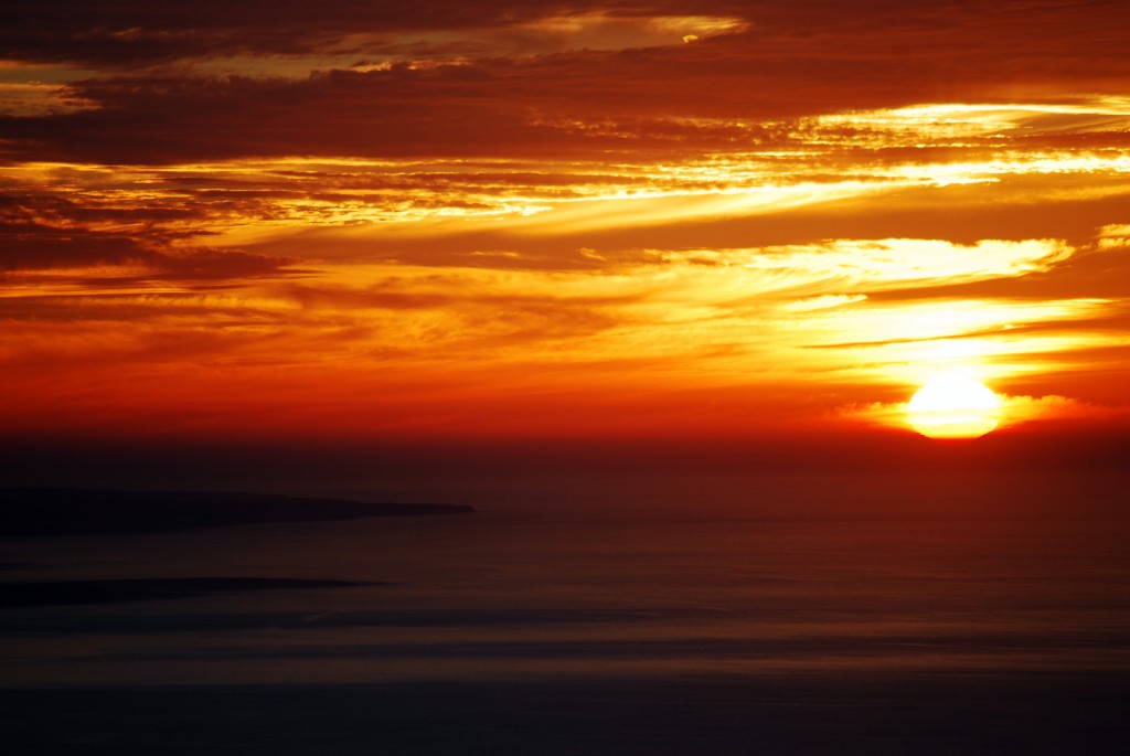 Sunset from Mirador Del Rio