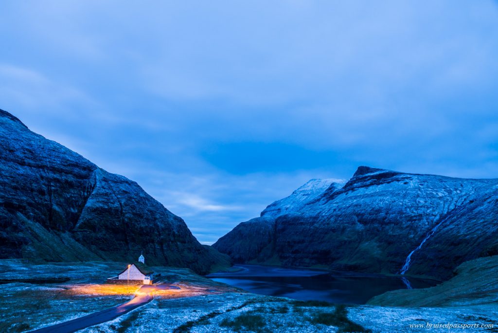 Saksun village in Faroe Islands