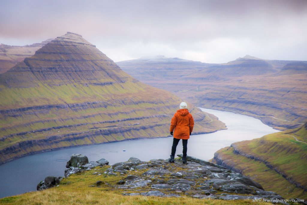 Funningur Hike with a view of Fjords