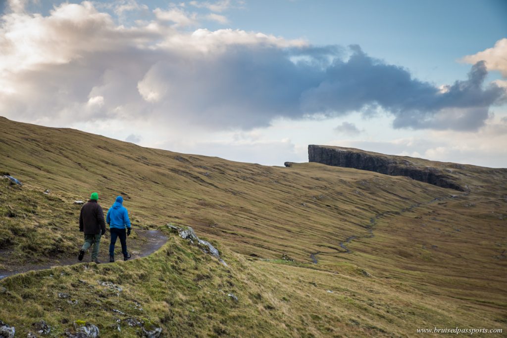 Trælanípa hike in Vagar Faroe Islands