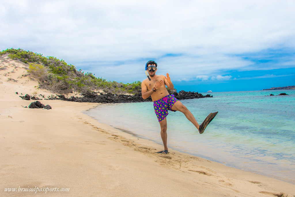 Snorkel at Bartolome island in Galapagos