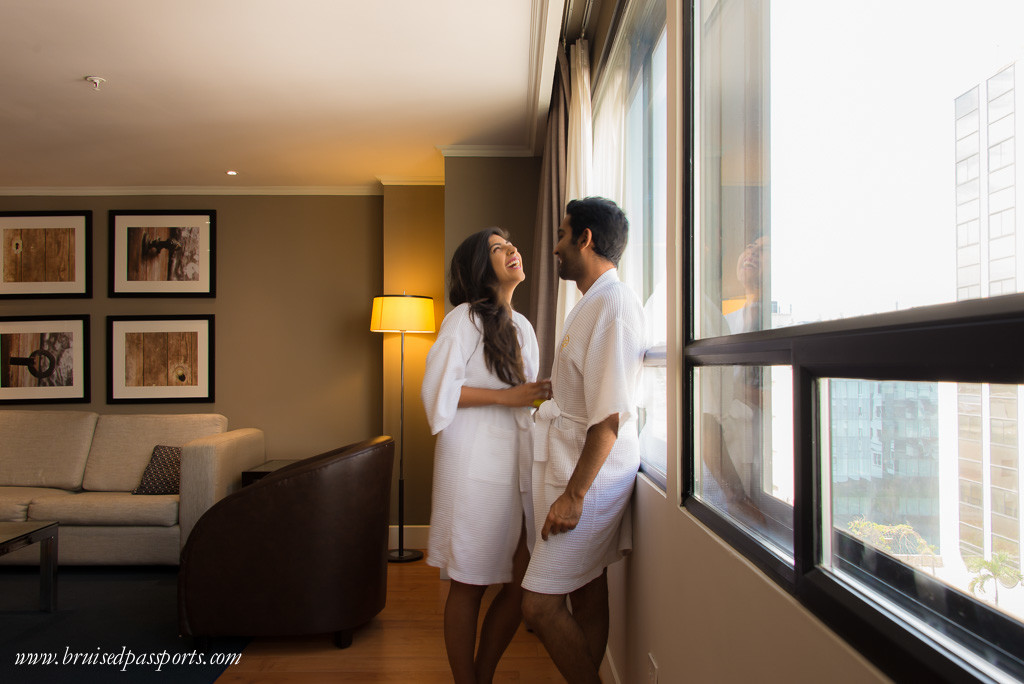 Couple in suite at Hotel Oro Verde Guayaquil Ecuador