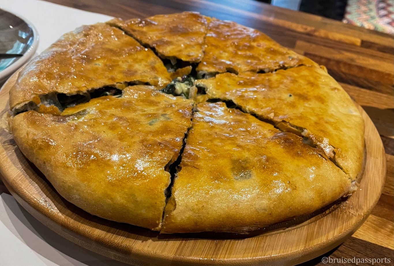 Khachapuri traditional Georgian stuffed pastry