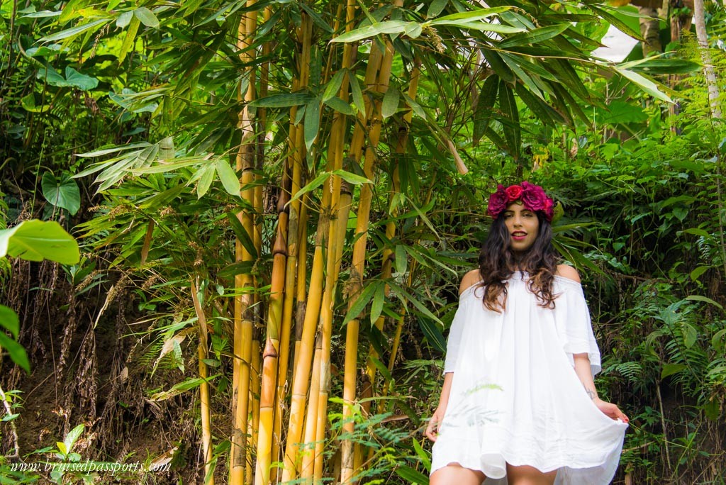 Girl in rice fields ubud bali