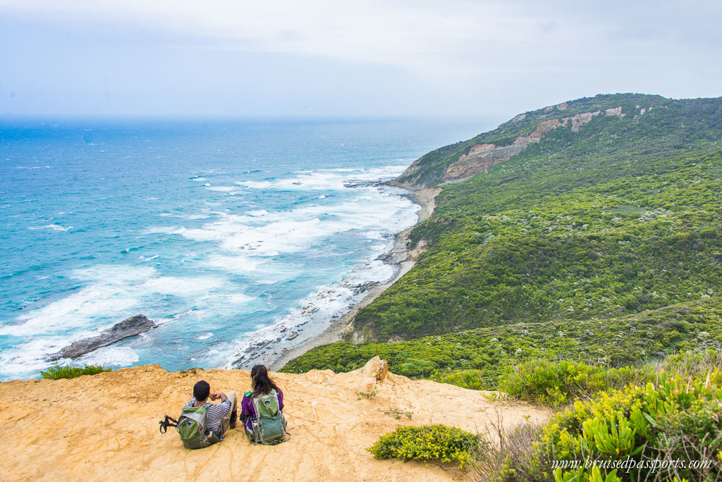 Panoramic view great ocean walk