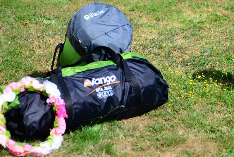 guide to packing for a music festival Vango tent