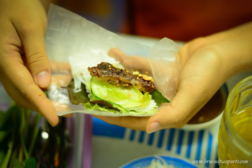 Trying our hand at making food with the locals :-)