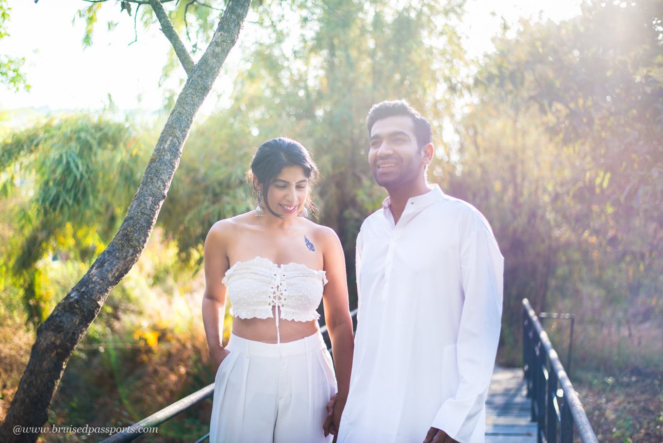 Couple at wellness retreat India