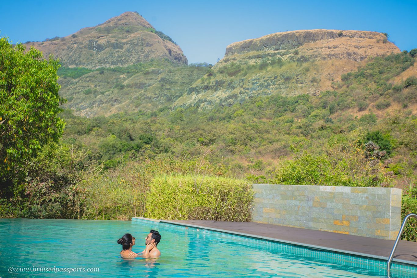 In villa pool at Hilton Shillim Retreat and Spa