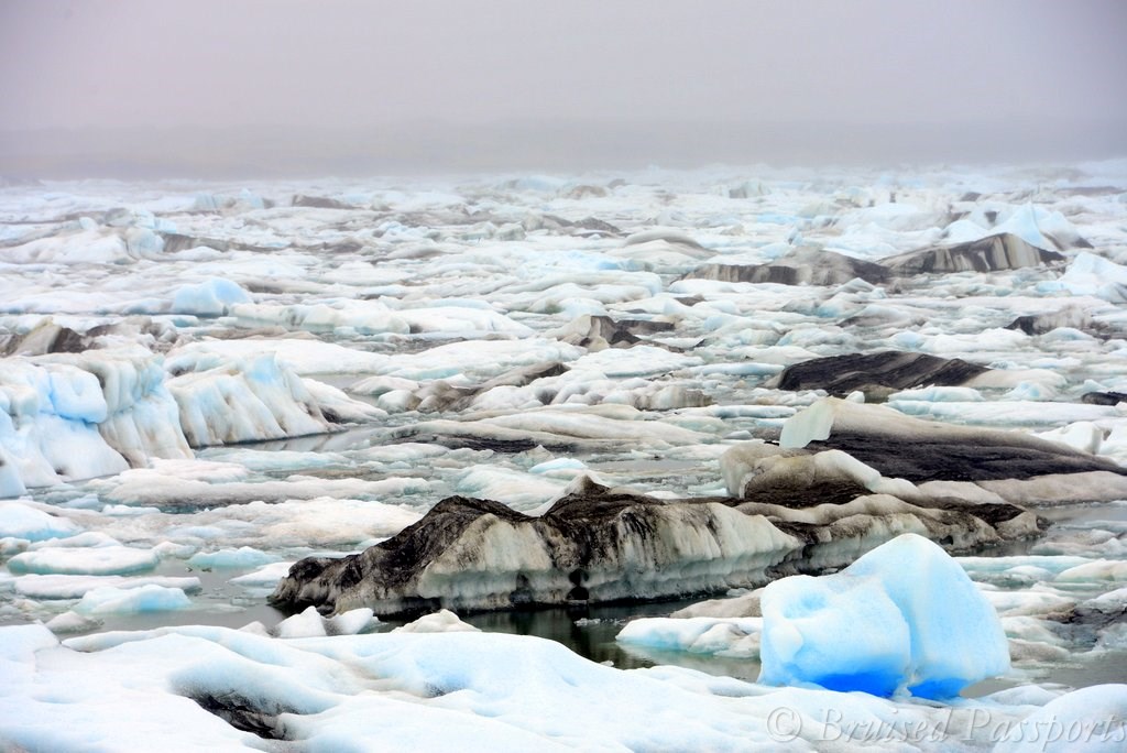 Jokulsarlon glacier on a road trip through Iceland