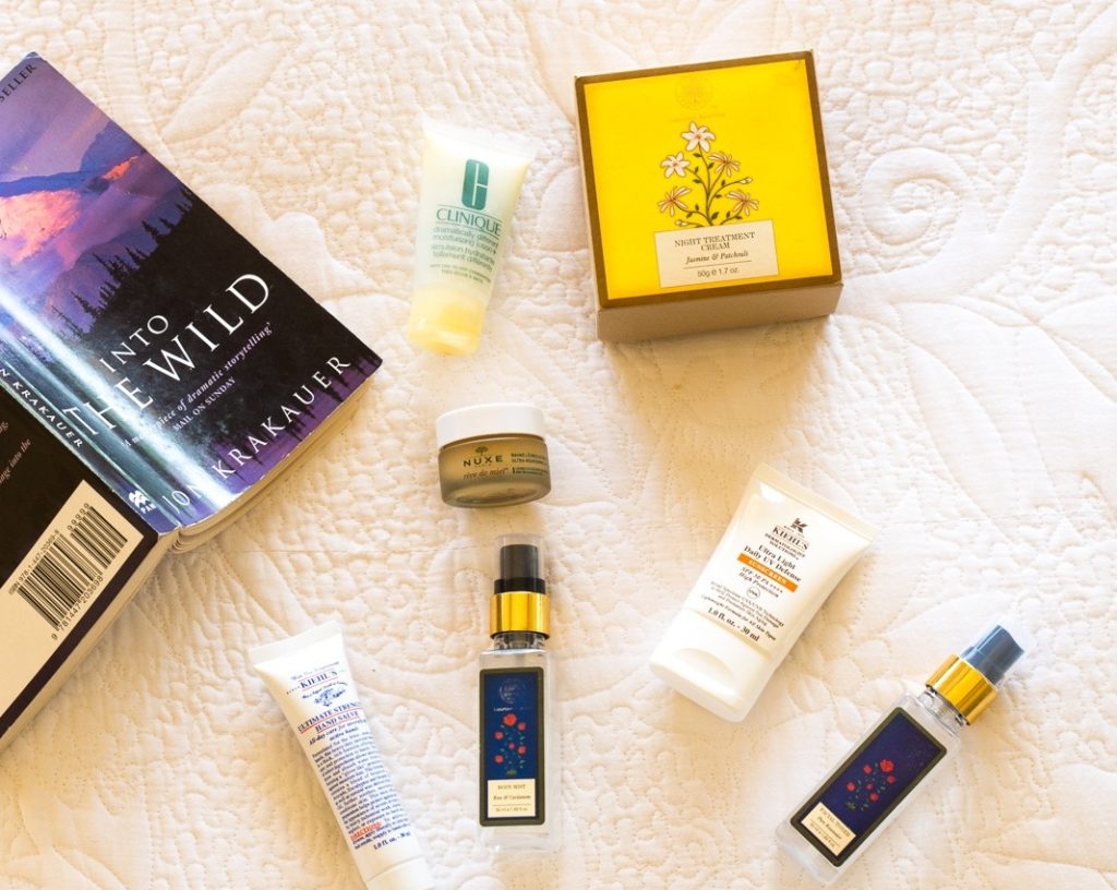 skincare essentials for a road trip to Ladakh