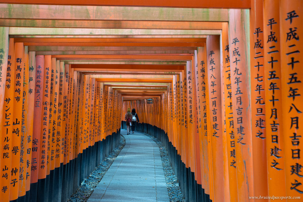 Inari shrine Kyoto tori gates